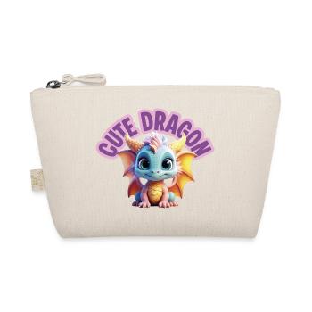Cute Dragon - Organic Pouch - nature - Front
