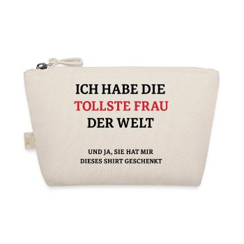 Humorous Quote T-Shirt - Organic Pouch - nature - Front