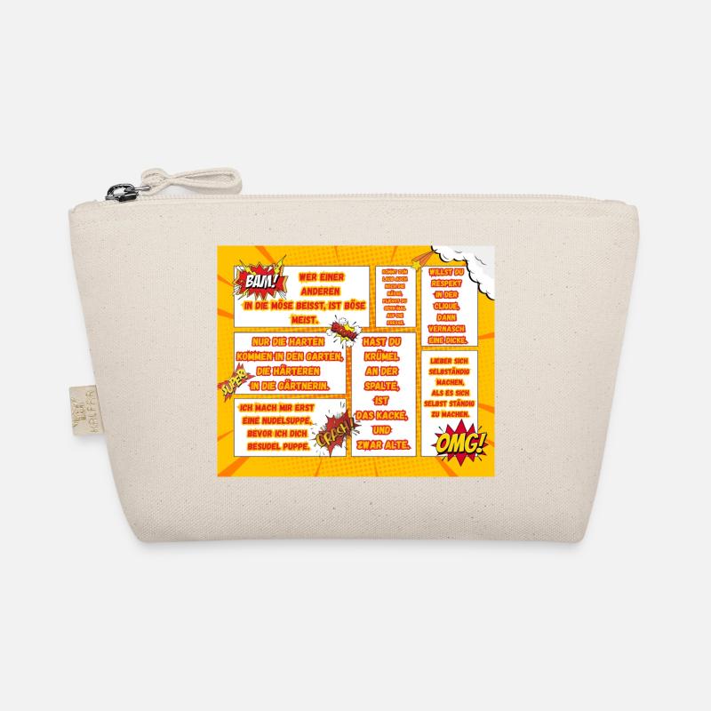 Comic-Style Sprüche für Mutmacher Bio-Täschchen