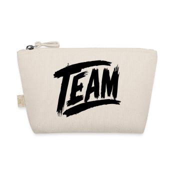 Team Schriftzug - Bio-Täschchen - Natur - Vorne