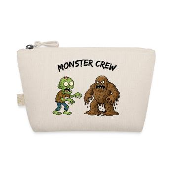 Zombie and Mud Monster Duo - Organic Pouch - nature - Front