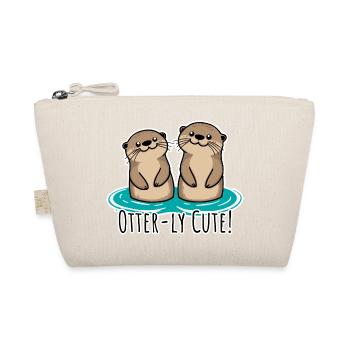So niedliche Otter! Otter-ly cute otter friends! - Bio-Täschchen - Natur - Vorne