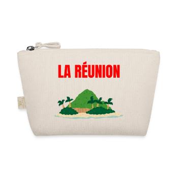 T-shirt île La Réunion tropicale - Trousse biologique - nature - Devant