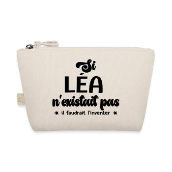 Léa cadeau personnalisé lea - Trousse biologique - nature - Devant