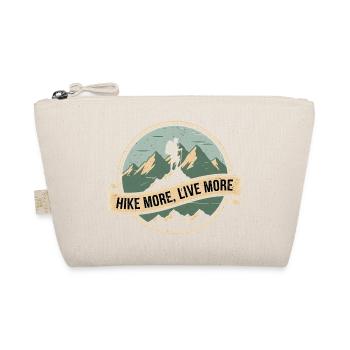 Wandern Vintage Motiv für Bergliebhaber - Bio-Täschchen - Natur - Vorne