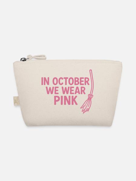 In October We Wear Pink - Bio-Täschchen - Natur