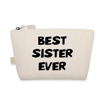 Best Sister Ever - Meilleure Sœur - Organic Pouch - nature - Front