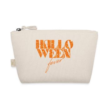 Halloween Fieber Glitzer Typografie - Bio-Täschchen - Natur - Vorne