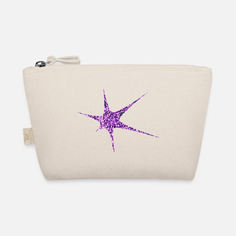 Paillettes violettes Starburst Sparkle Trousse biologique