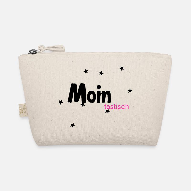 MOINtastic Neon Pink Lettering Organic Pouch