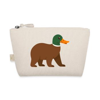 The bear duck - it has a beak! - Organic Pouch - nature - Front