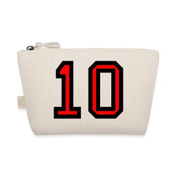 10. 10 YEARS. 10th ANNIVERSARY. 10 YEAR ANNIVERSARY. - Organic Pouch - nature - Front