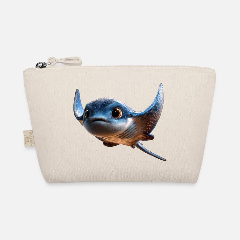 Manta Rochen Teufelsrochen Stachelrochen Taucher Bio-Täschchen