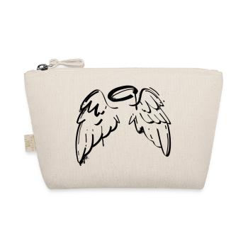 Night Wing Silhouette - Organic Pouch - nature - Front
