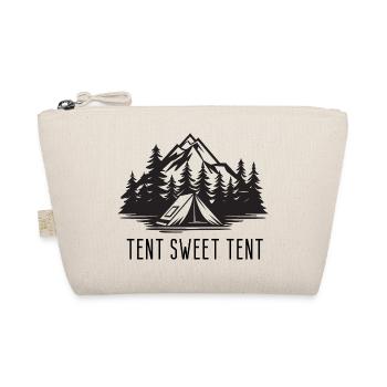 Tente douce tente Drôle drôle de camping à la montagne - Trousse biologique - nature - Devant