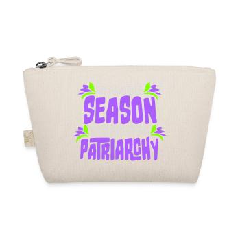 My Favorite Season Is The Fall Of The Patriarchy - Organic Pouch - nature - Front