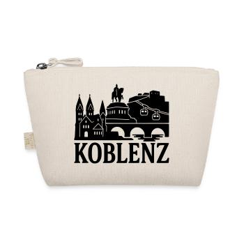 koblenz silhouette - Bio-Täschchen - Natur - Vorne