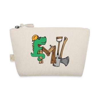 Emil Construction site croki with tools - Organic Pouch - nature - Front