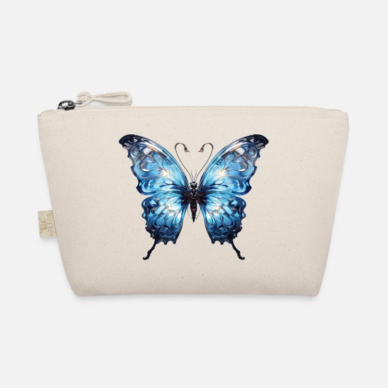Papillon bleu - Design d’insecte brillant - Trousse biologique - nature