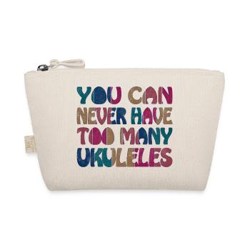 You can never have too many Ukuleles - Bio-Täschchen - Natur - Vorne