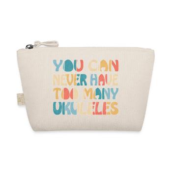 You can never have too many Ukuleles - Bio-Täschchen - Natur - Vorne