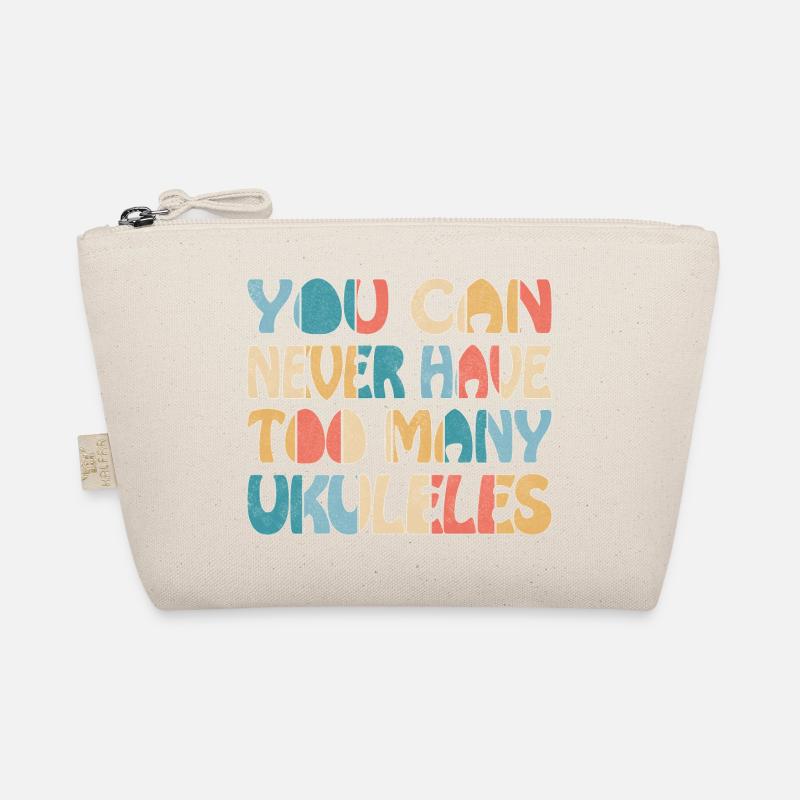 You can never have too many Ukuleles - Bio-Täschchen - Natur