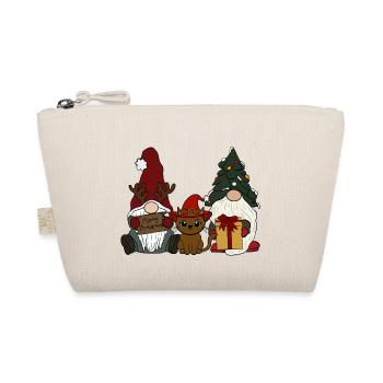 Gnome with cat - Organic Pouch - nature - Front