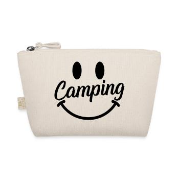 Camping smile - Bio-Täschchen - Natur - Vorne