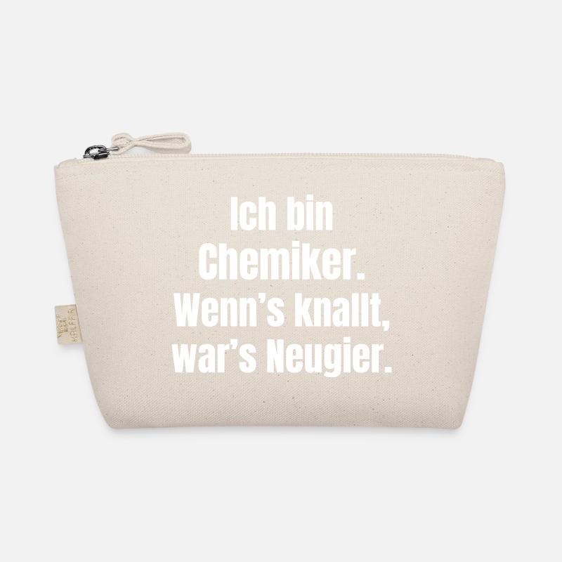 Ich bin Chemiker Neugier knallt - Bio-Täschchen - Natur
