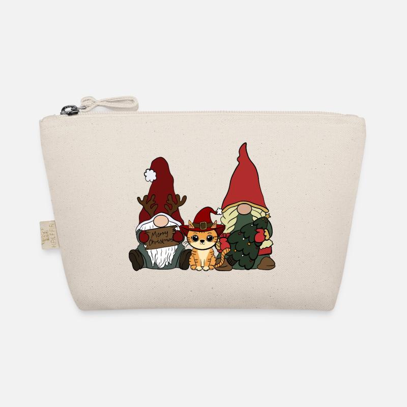 Katze Weihnachten Bio-Täschchen