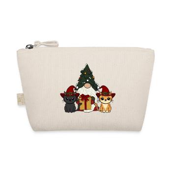 Chat avec gnome - Trousse biologique - nature - Devant