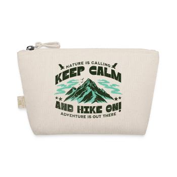 Keep Calm and Hike on - Bio-Täschchen - Natur - Vorne