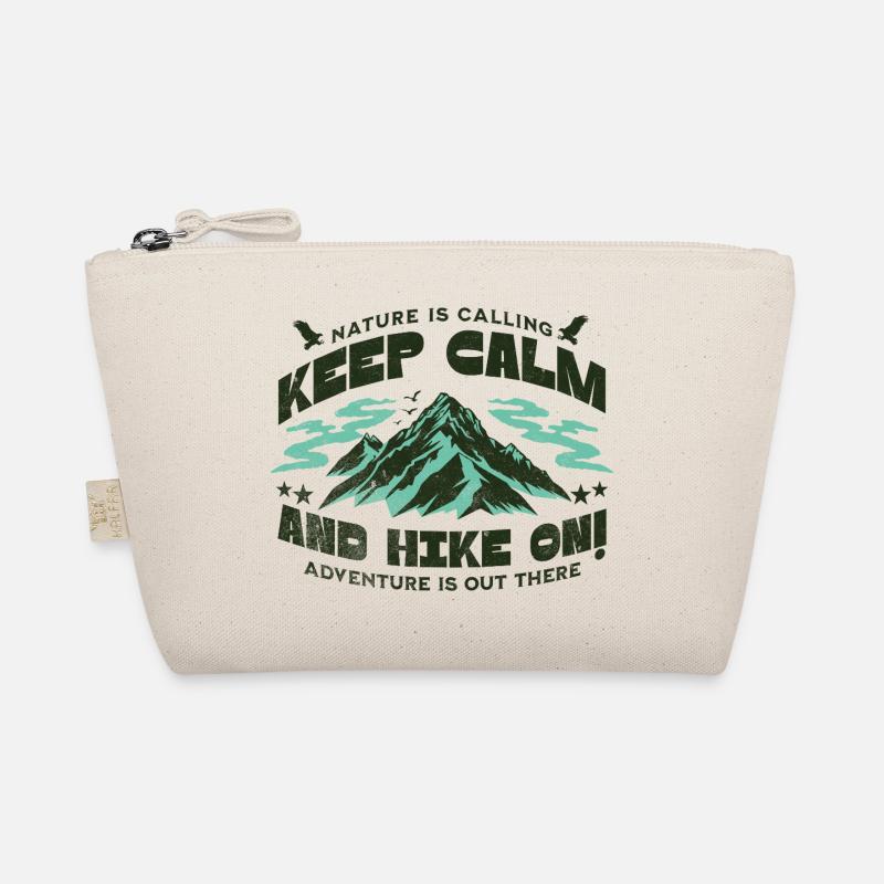 Keep Calm and Hike on Bio-Täschchen