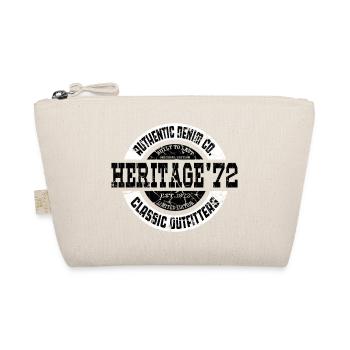 Heritage '72 Authentischer Denim Co. Vintage-Stil - Bio-Täschchen - Natur - Vorne