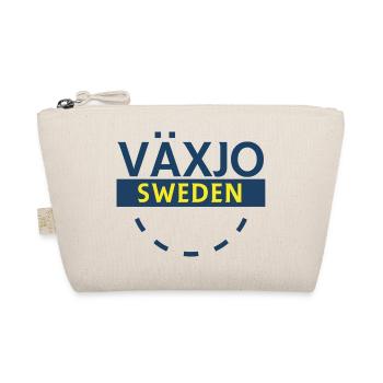 Logo de la ville de Växjö Sweden – Thème bleu et jaune - Trousse biologique - nature - Devant