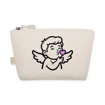Cute Cupid Angel | Love & Valentine's Day - Organic Pouch - nature - Front