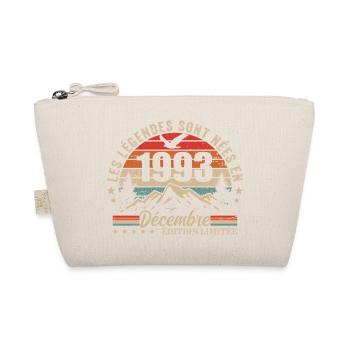 Retro December 1993 - 32 Years Gift - Organic Pouch - nature - Front