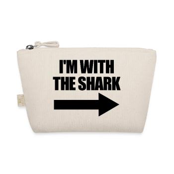Shark Costume for Kids – Parents: I'm with the Ha - Organic Pouch - nature - Front