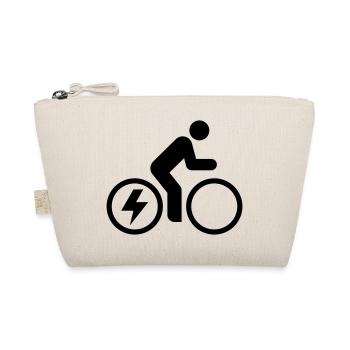 E-bike, e-biker, bike tour - Organic Pouch - nature - Front