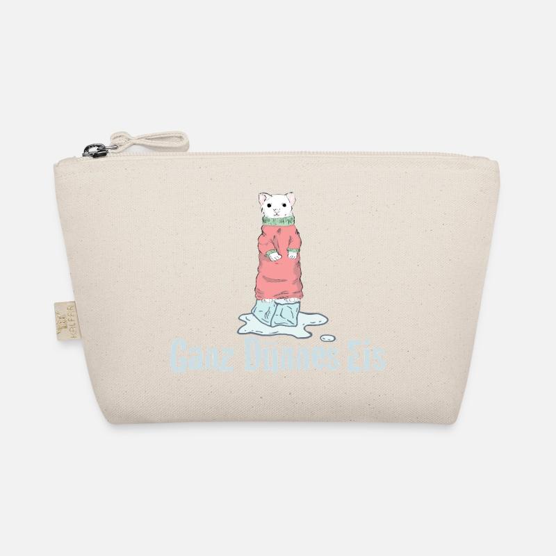 Ganz Dünnes Eis Deutscher Humor - Organic Pouch - nature