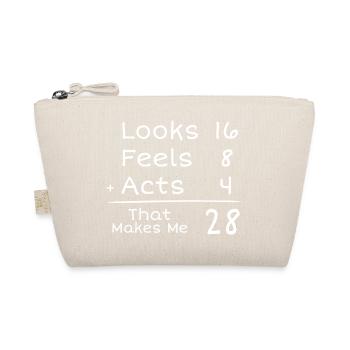 28 Years Anniversary Humorous | 28th Anniversair - Organic Pouch - nature - Front