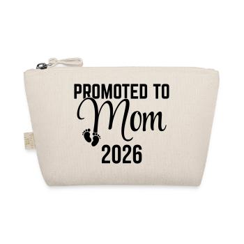 Promue Maman 2026 – Nouvelle Maman 2026 Design - Trousse biologique - nature - Devant