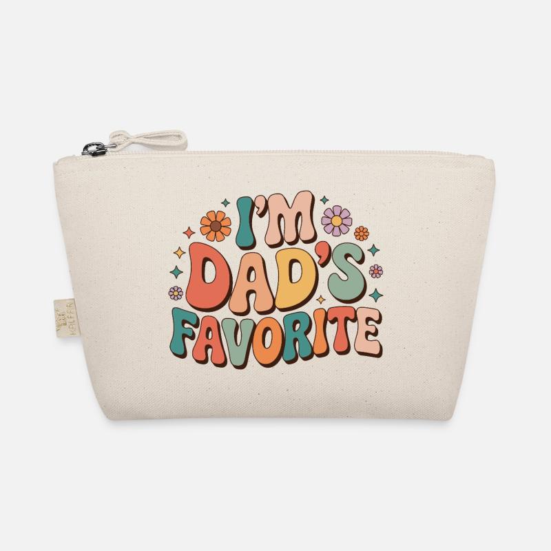 Dad's Favorite Bunte Botschaft Bio-Täschchen