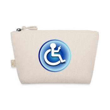 For wheelchair users with humor # - Organic Pouch - nature - Front