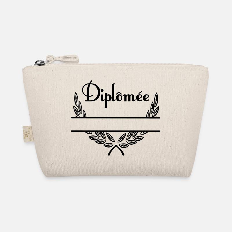 Diplômée – Couronne de Laurier avec Espace Nom Trousse biologique