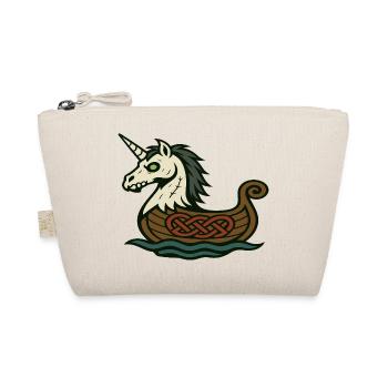 Licorne viking mort-vivant dans un drakkar nordique - Trousse biologique - nature - Devant