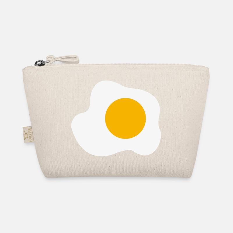 Fried Egg Breakfast Graphic Humor Organic Pouch