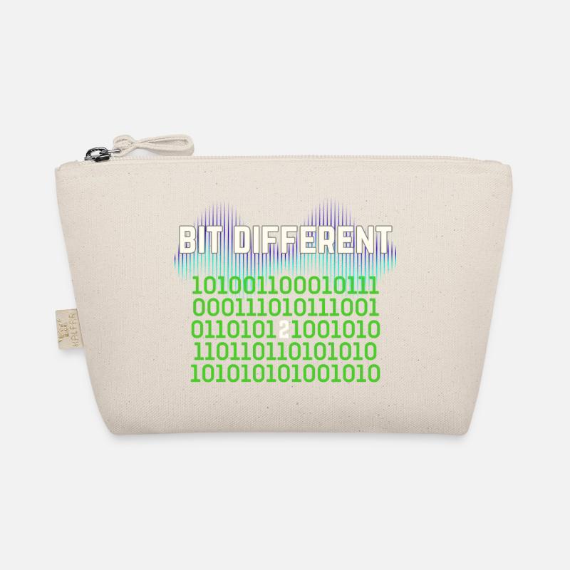 Etwas Anders – Nerdy Binary Error Design - Bio-Täschchen - Natur