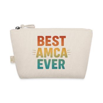 BEST AMCA EVER - Retro Vintage türk Onkle Spruch - Bio-Täschchen - Natur - Vorne