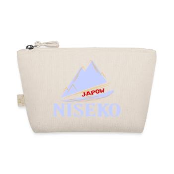 Ski, Snowboard, Niseko - Organic Pouch - nature - Front